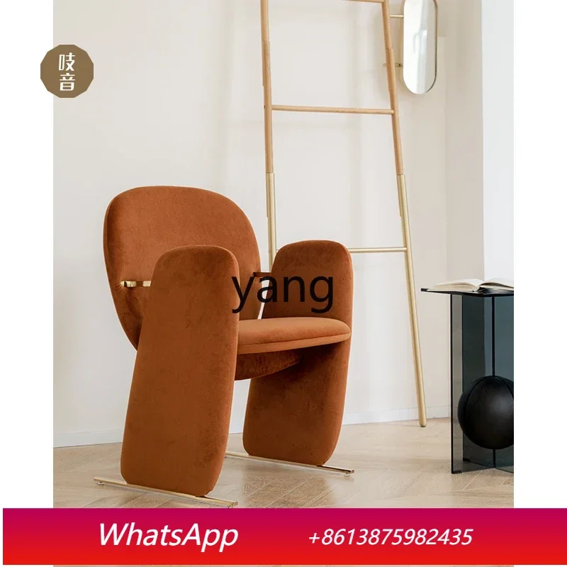 

LTT simple velvet Nordic style single creative sofa chair living room bedroom