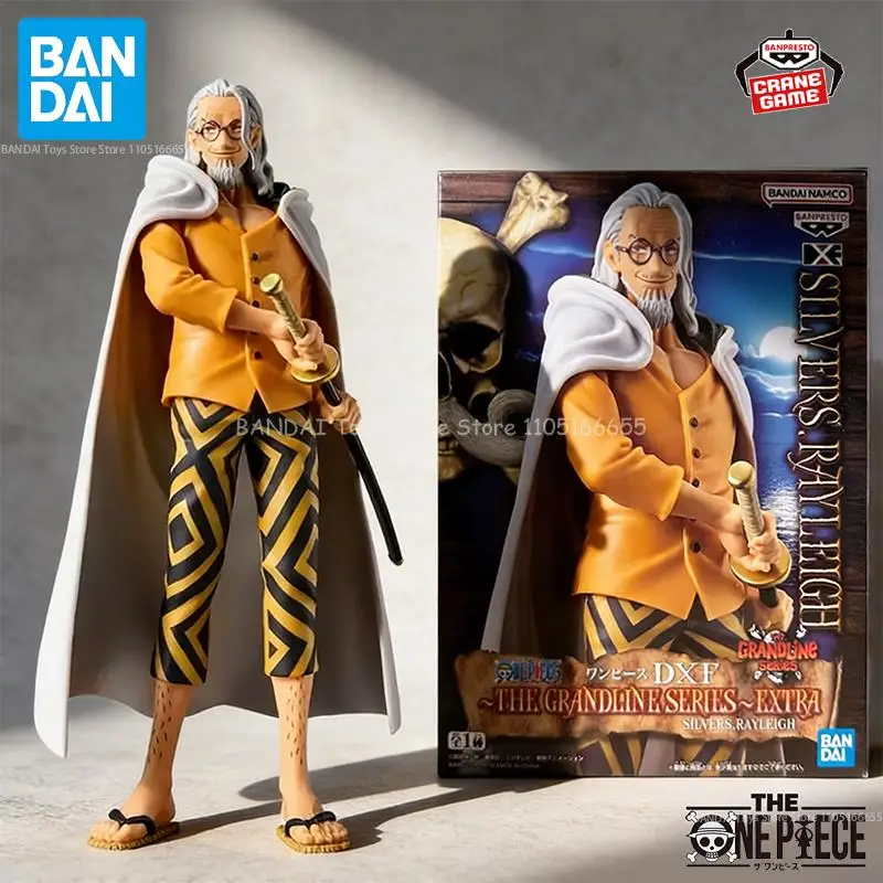 Bandai Original Banpresto ONE PIECE KING OF ARTIST Gol D. Roger Silvers Rayleigh Action Figures Anime Figuras Cartoon Toys Gifts view 4