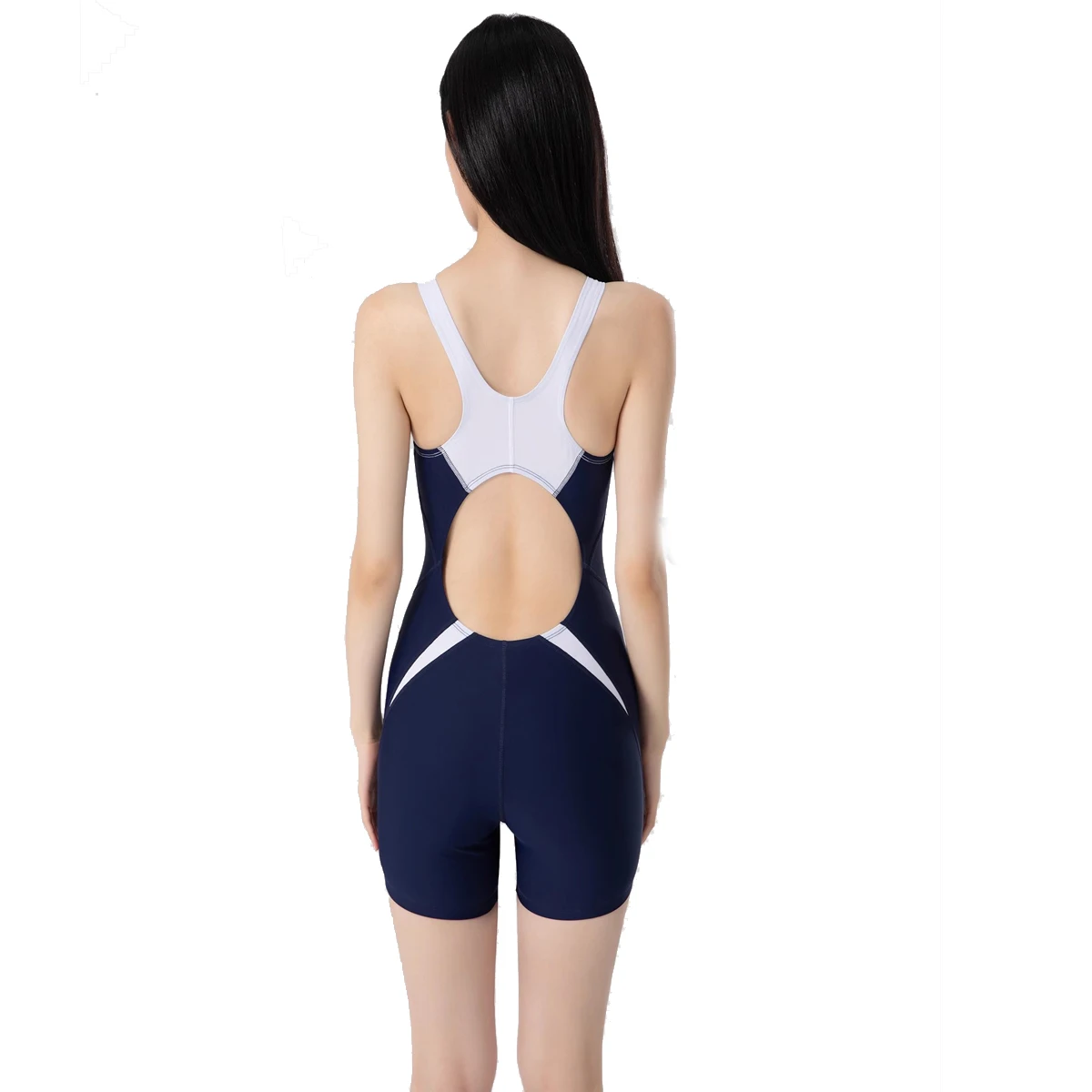 Women Elastic Sleeveless Backless One-piece Competitive Swimwear Quickdry Surf Diving Bathing Suit  Bodysuit Jumpsuit Beachwear - view 2