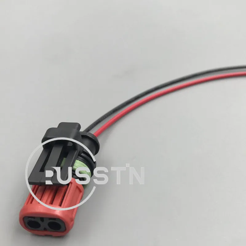 1 Set 2 Pin Waterproof Socket AC Assembly Harness Plug Auto Connector For Volvo Excavator EC210 EC360 EC480 Injector 1337245-3