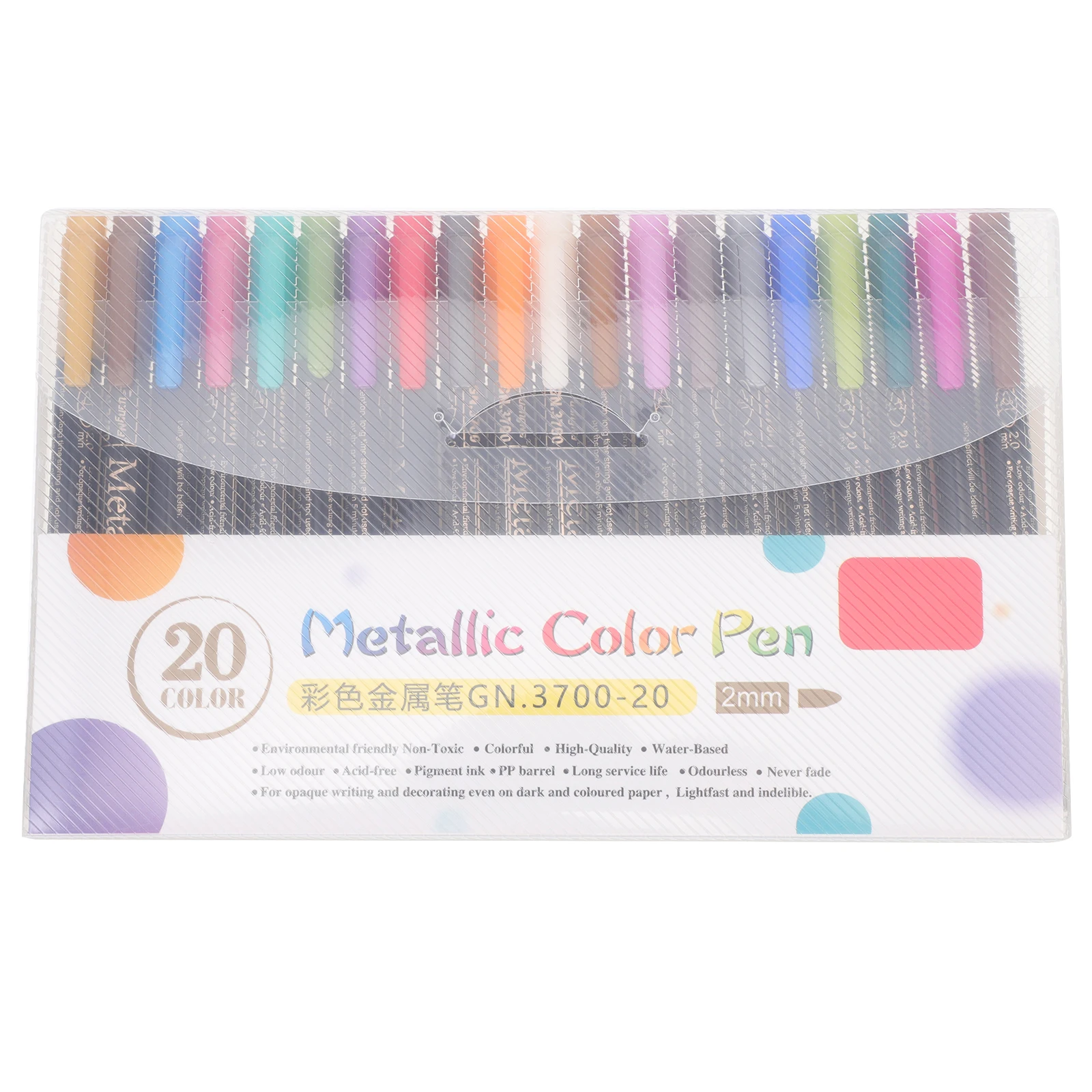 

20 Pcs Marker Set Paint Markers Metallic Graffiti Pen Scrapbooking Pens