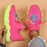 2026 Orange Summer Running Sneakers Woman Plus Size 36-44 Unisex Breathable Athletic Shoes Trainers Platform Sports Shoes Women - Image 5