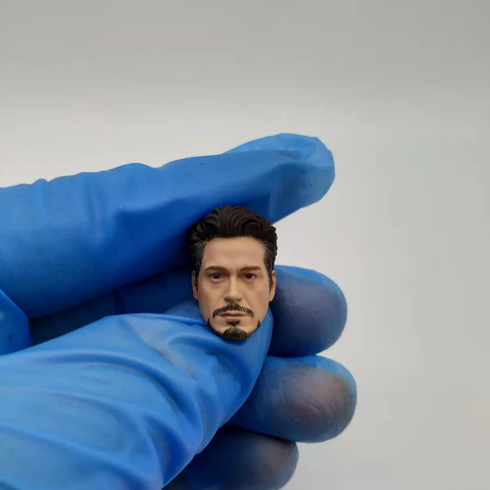 

1/12 Scale Tony Stark Head Sculpt MK4 for 6in Ml Action Figure Toy Collection