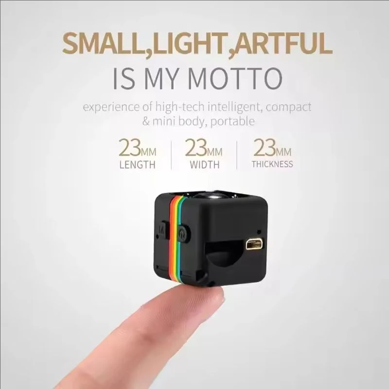 Mini caméra SQ11 originale, caméra micro HD 1080p, caméra vidéo d'action 30 images par seconde, caméra sportive DV, vision nocturne, compatible 128 Go
