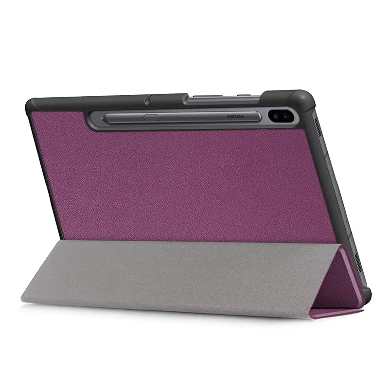

Suitable for Samsung Tab S6 10.5 leather case SM-T860/T865 tablet protective case Caster three fold shell