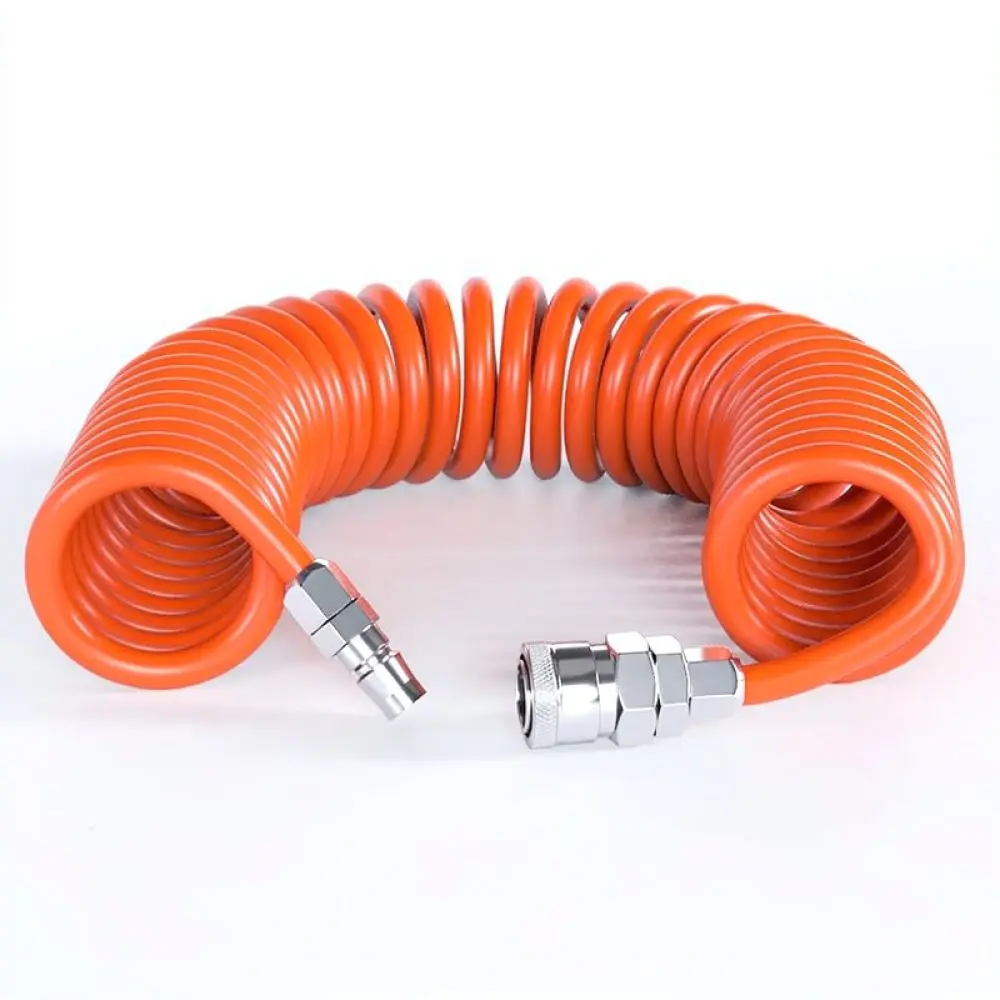 High Performance Air Hose For Zckm Compressor Pneumatic Tube Spiral Recoil Pipe Flexible Workshop Dust Blower