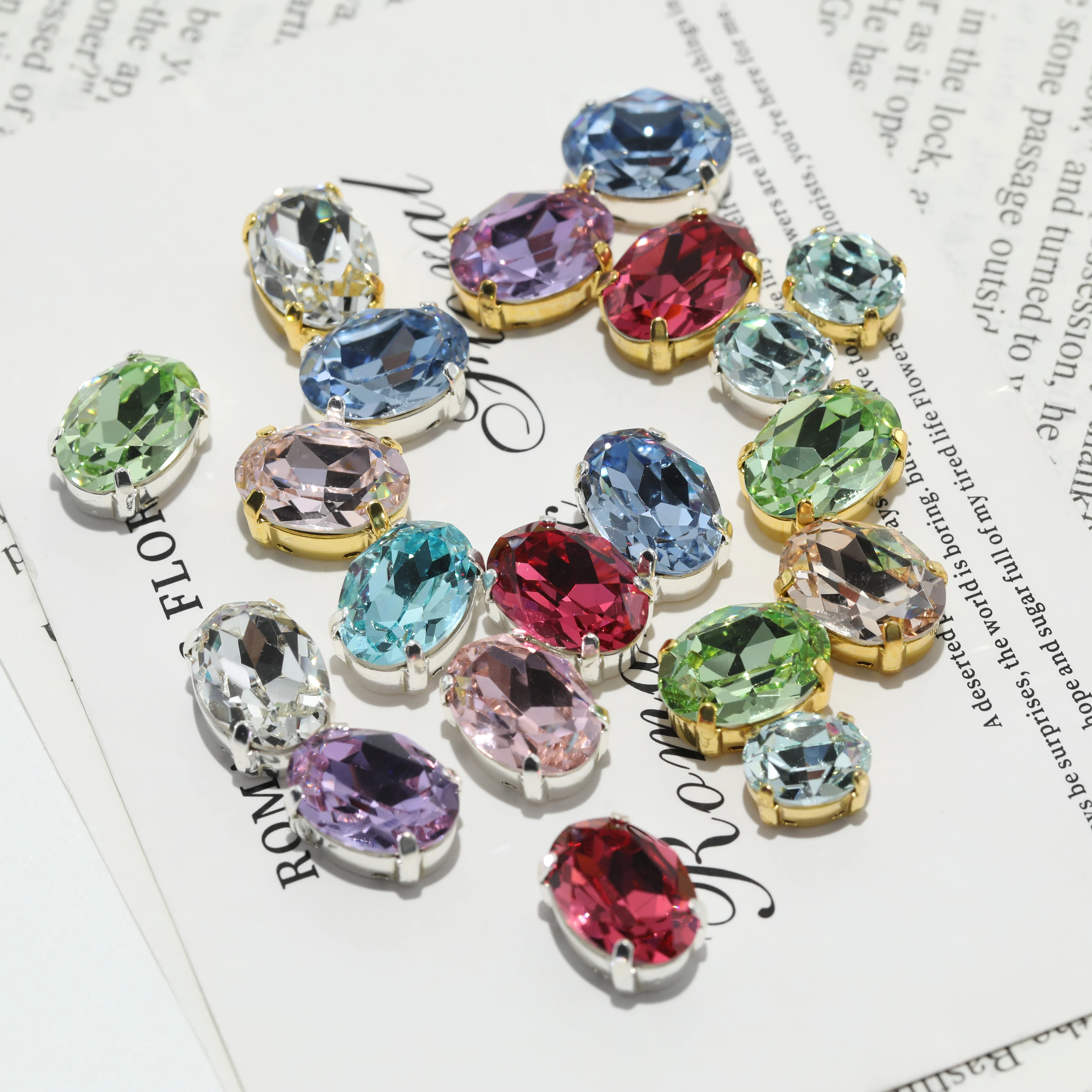 Premium Super Sparkle K9 Glas-Kristall-Strasssteine Neue PRO-Handwerkskunst DIY-Kleidungszubehör für Hochzeitskleider und Abendgarderobe – Detail 6