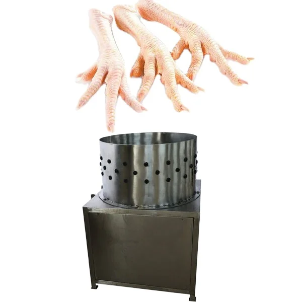 

high-quality Commercial automatic chicken feet washing and peeling machine chicken feet skin peeling machine