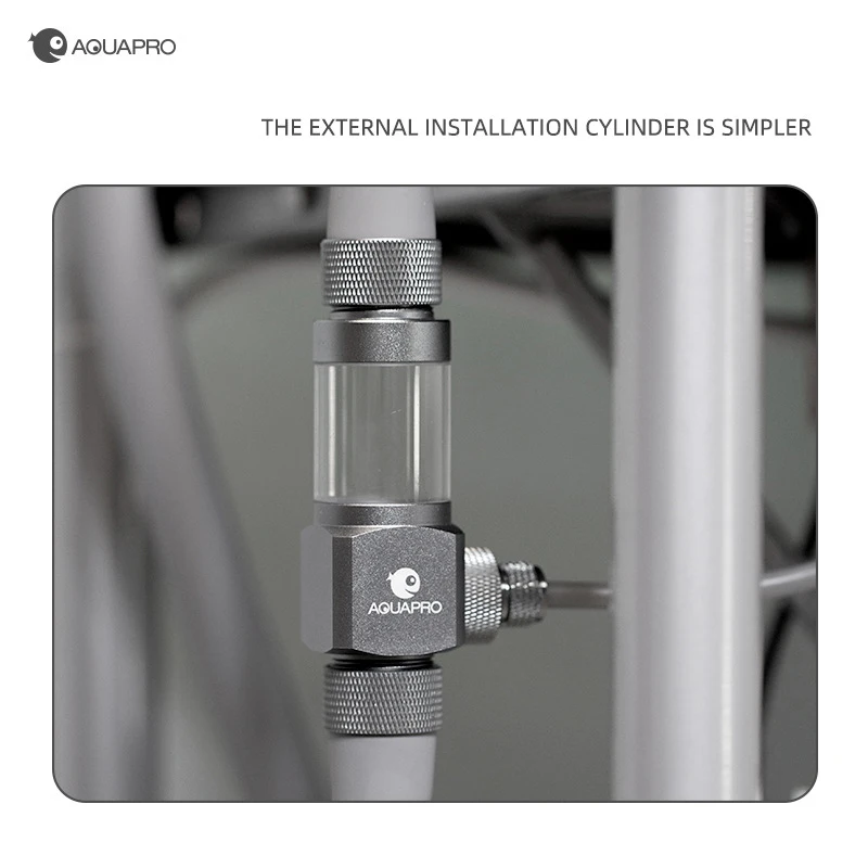 AQUAPRO zewnętrzny atomizer CO2 dyfuzor opryskiwacz akwarium akwarium akwarium wiadro z filtrem akwariowym akcesoria materiały dwutlenek węgla