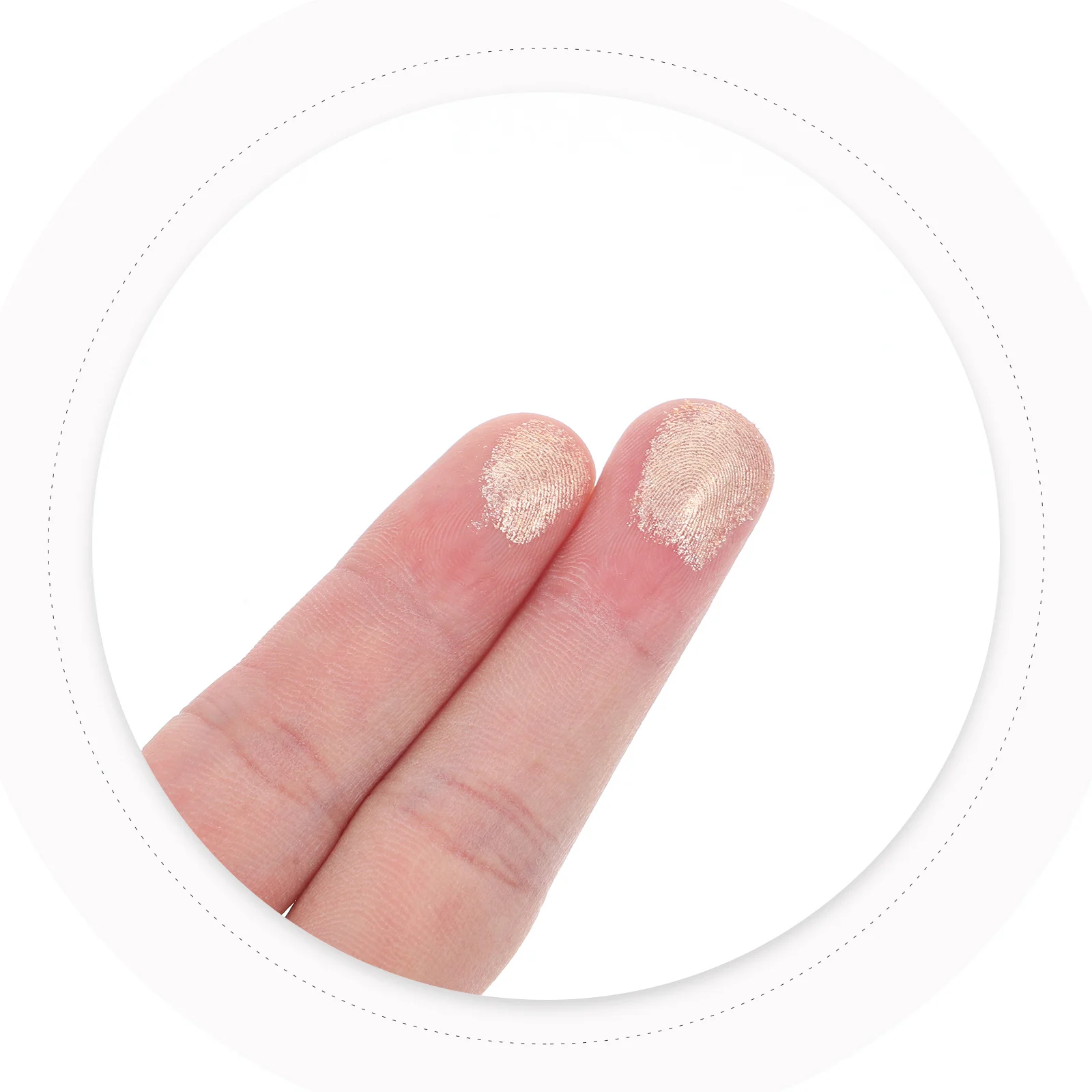 علبة بودرة مكياج للوجه، علبة بودرة مضغوطة لامعة لامعة، لوحة تحديد الوجه