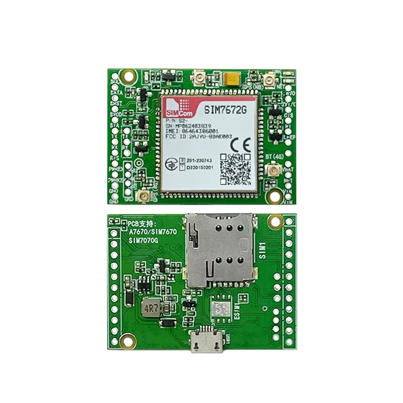 SIMcom SIM7672G CAT1 Core Board LTE CAT1+4G+GPS SIM7672G module series