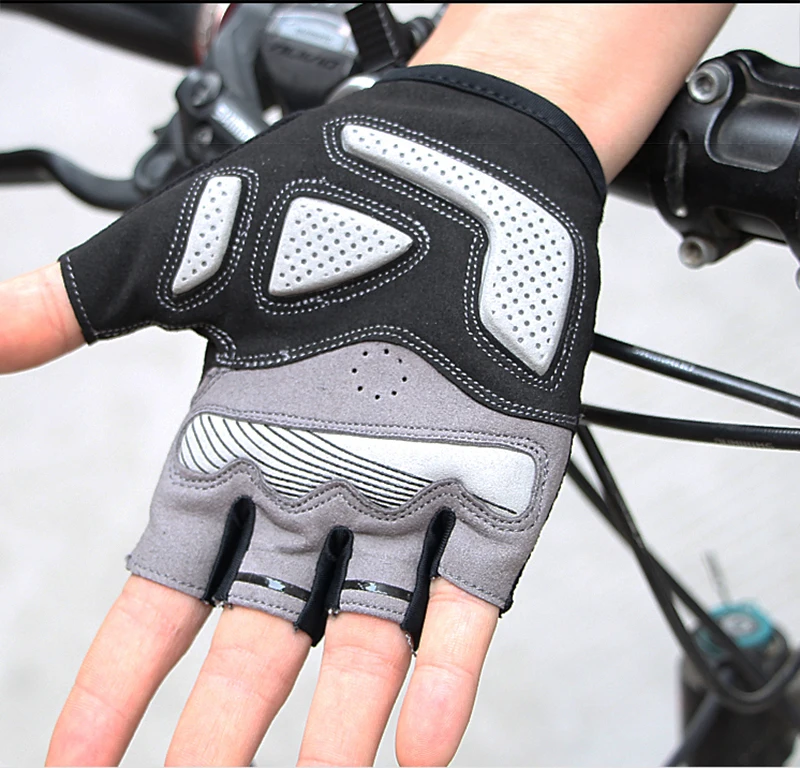 Gub Zomer Fietshandschoenen Gel Halve Vinger Schokbestendige Sport Gym Handschoenen Mtb Mountainbike Handschoenen Anti-Slip Handschoenen