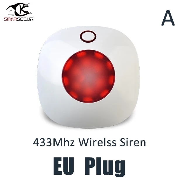 Wireless Siren 433MHz Sound Strobe Light Alarm For Our Home Burglar Alarm System G50 T90 G30 G60 W123 G20 PG103 PG107