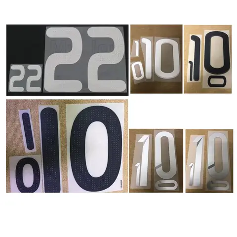 Personalizza il nome 2008 2010 2012 Stampa fai da te Personalizza NOME NUMERO Distintivo patch da calcio per trasferimento di calore