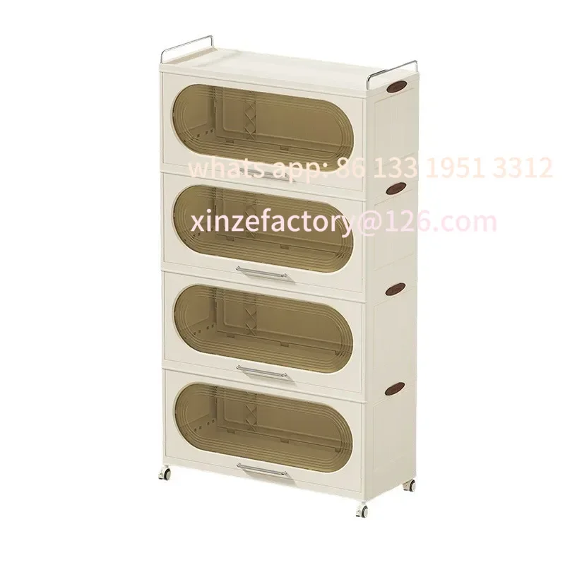 

Customizable Kitchen Shelves Multifunctional Cupboards Cupboards Edge Lockers Multi-layer Microwave Oven Storage Cabinets