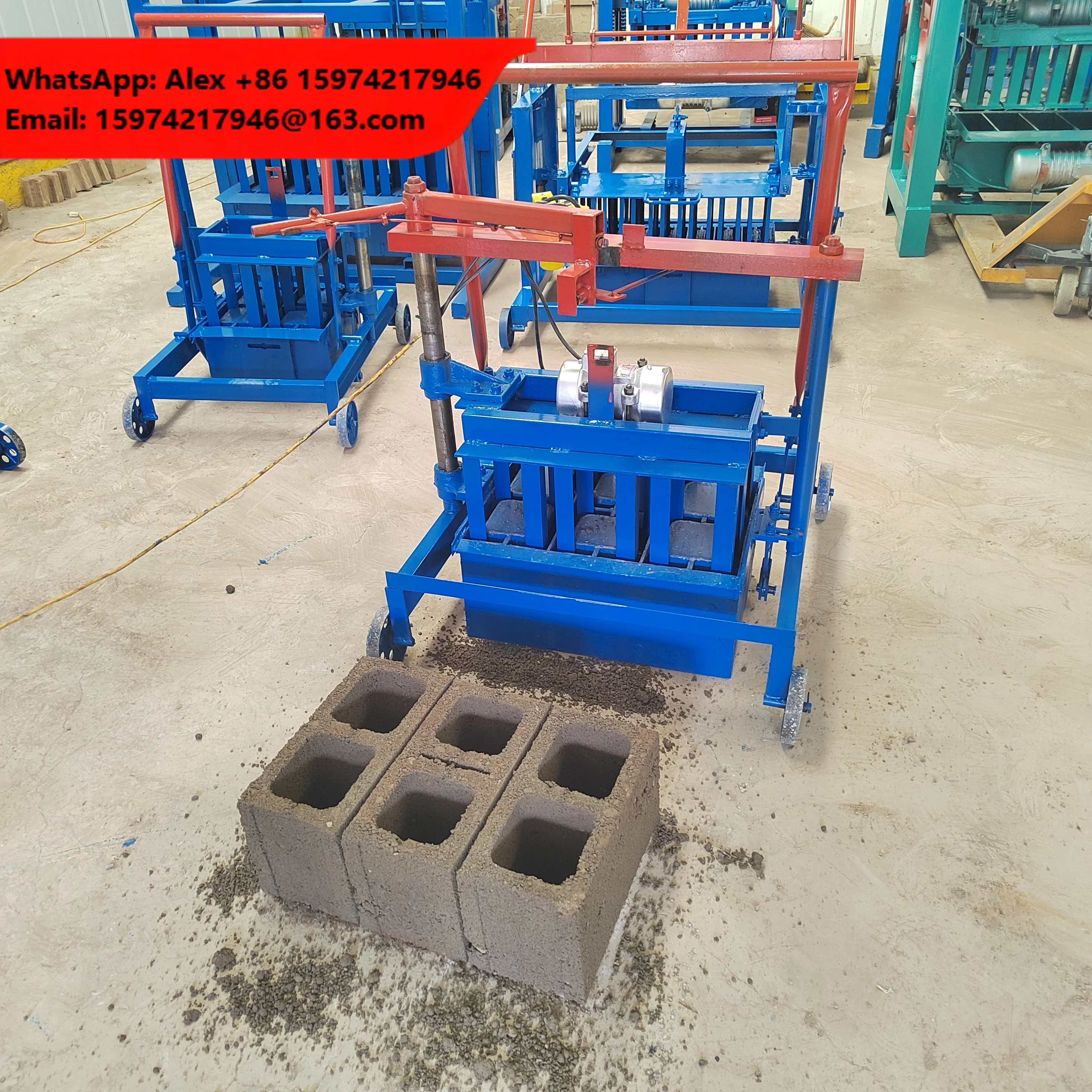 Portable Small Brick-making Machine, Concrete And Cement Brick-making Machine
