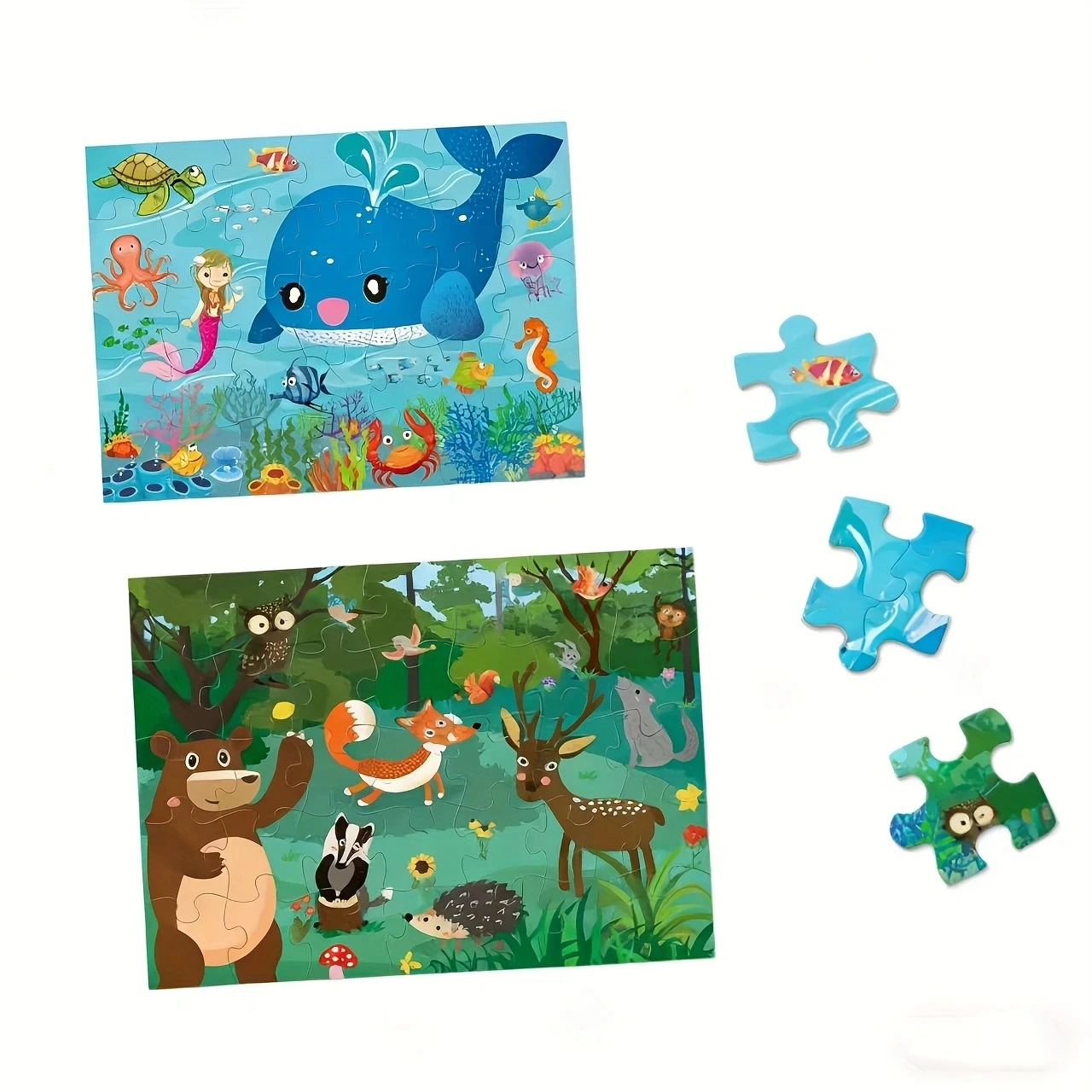 

Очаровательная головоломка с животными (1 шт.) - трогательный подарок на Рождество для детей, увлекательное взаимодействие родителей и детей, развивающая обучающая игрушка