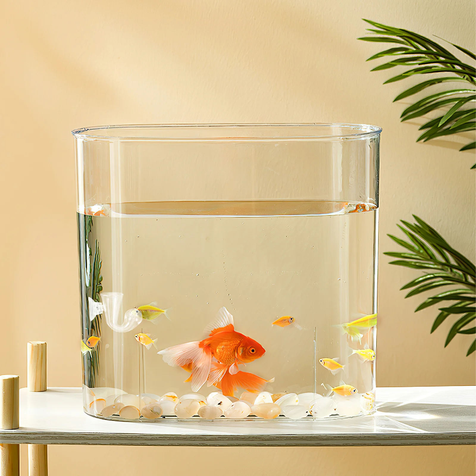 Monitor CO2 ze szkła borokrzemowego do akwarium, wykrywanie dwutlenku węgla w czasie rzeczywistym, szkło do pomiaru stężenia CO2 w akwarium.