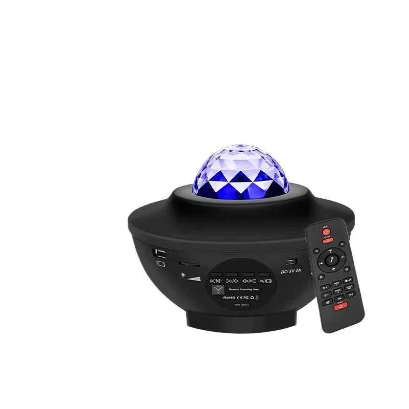 물 패턴 빛 프로젝션 꿈의 북극광 프로젝션 레이저 조명, 집시 블루투스 음악 분위기