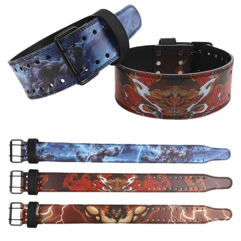

Anime Weight Lifting Belt, PU Powerlifting Belt for Men Women, Adjustment Gym Fitness Belt for Weightlifing, Squat, Deadlift etc