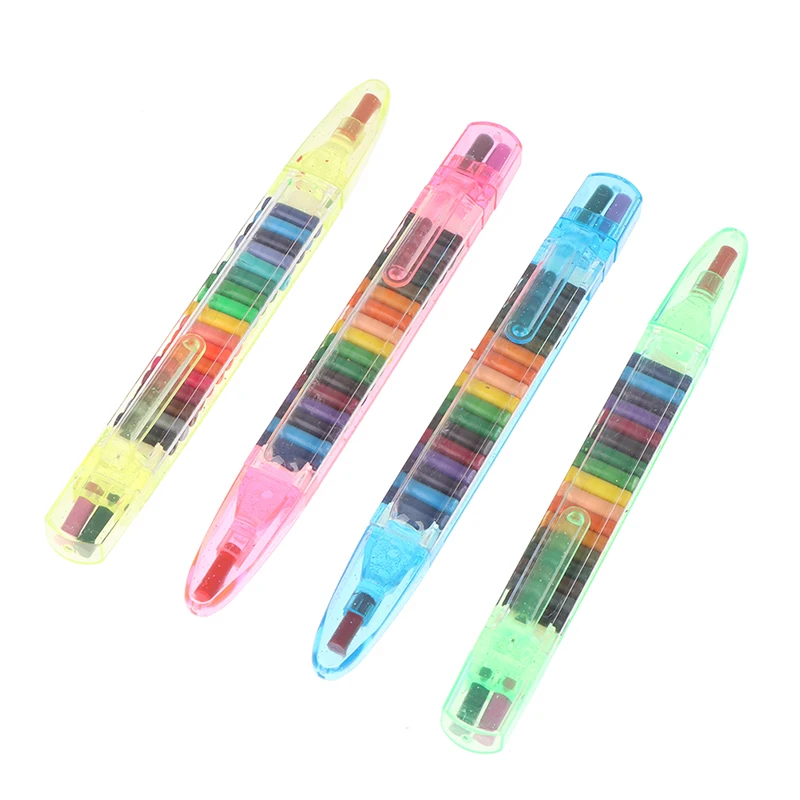 

20 Colors/pcs Cute Kawaii Crayons Oil Pastel Creative Colored Graffiti Pen For Kids Painting Drawing Supplies Student Stationery