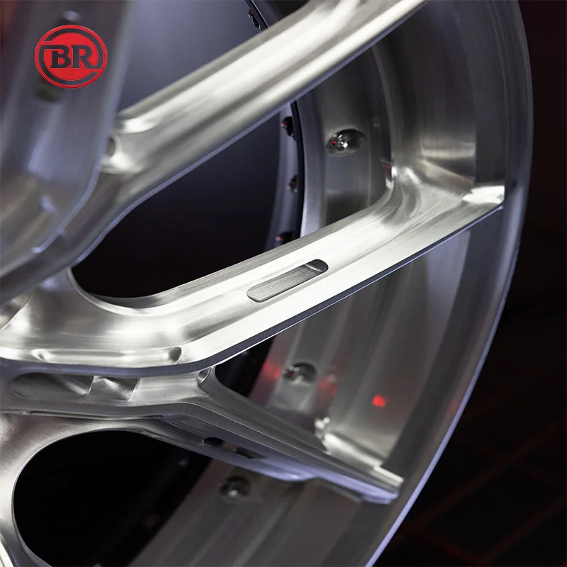 Borui Forging 2-piece Custom Suitable For Mercedes C8 For Ferrari Polished Deep Disc Alloy Wheels 16-26 Inch Luxury Car Wheels