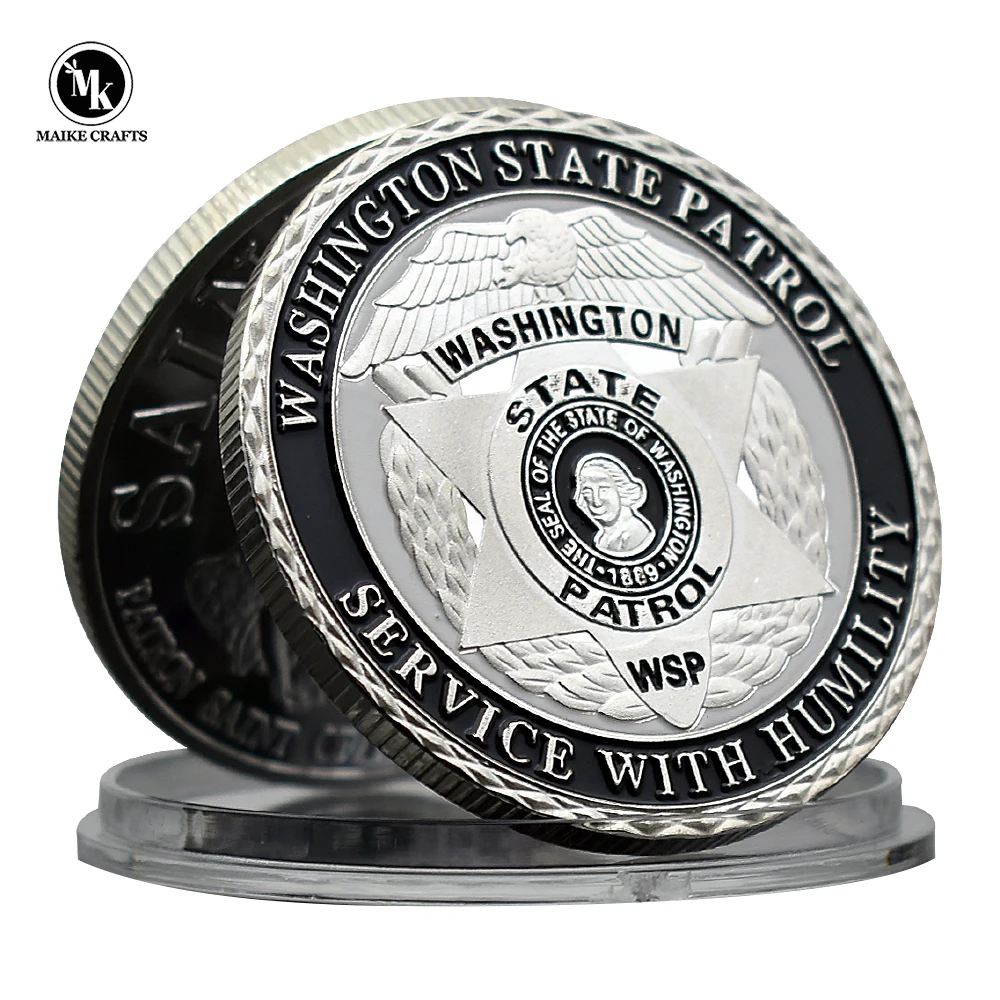 

Washinggton State Patrol Coin Saint Michael Challenge Coin Commemorative Gifts