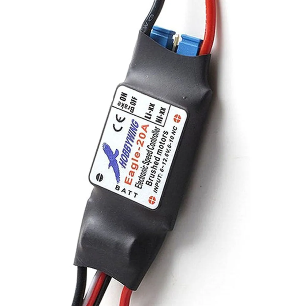 Contrôleur de vitesse de moteur ESC e-power 20A ESC sans balais pour avion RC avec UBEC pour quadrirotor RC FPV