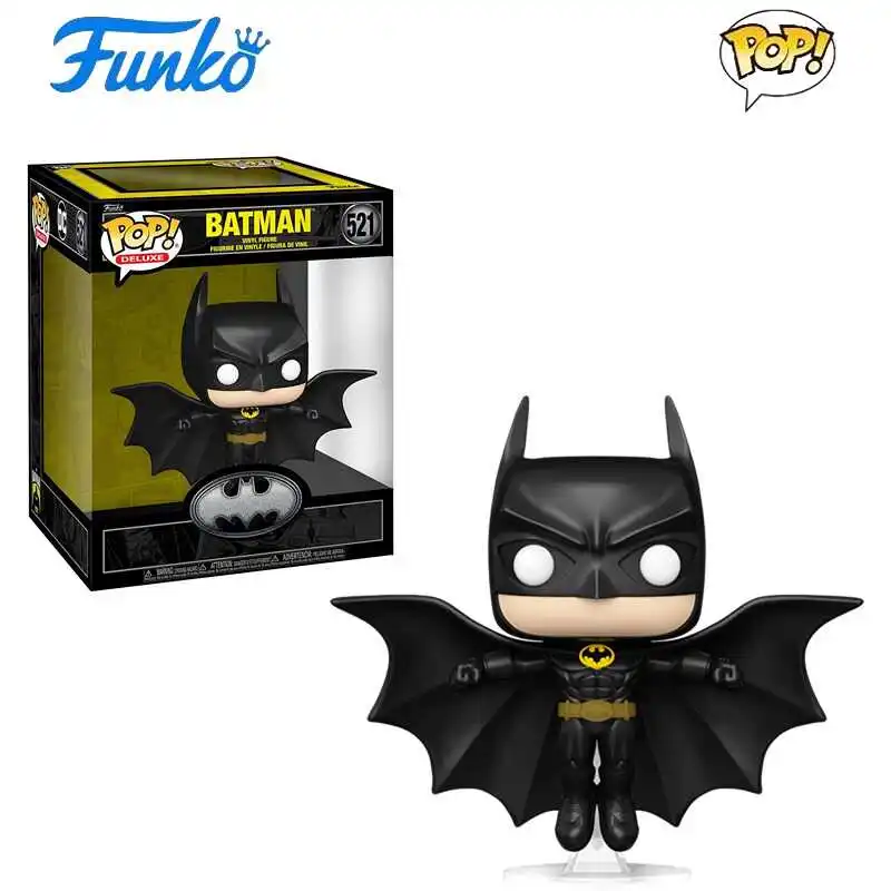 

DC Comics Funko Pop Comics & Superheroes Rides Deluxe Batman in Batmobile (1989) Toys for Boys Gift Collectible Model Ornaments