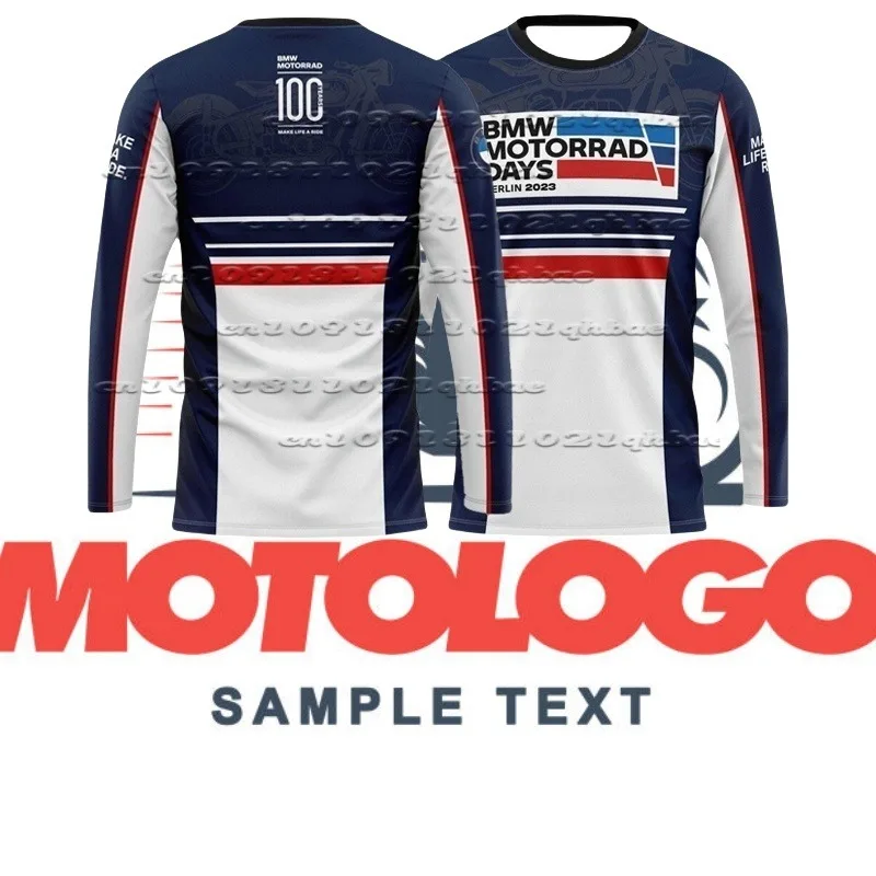 

2025 Motorcycle Men's and Women's Clothing, Motorcycle Mountain Bike, Off-road, Breathable Quick Drying, Long Sleeved T-shirt