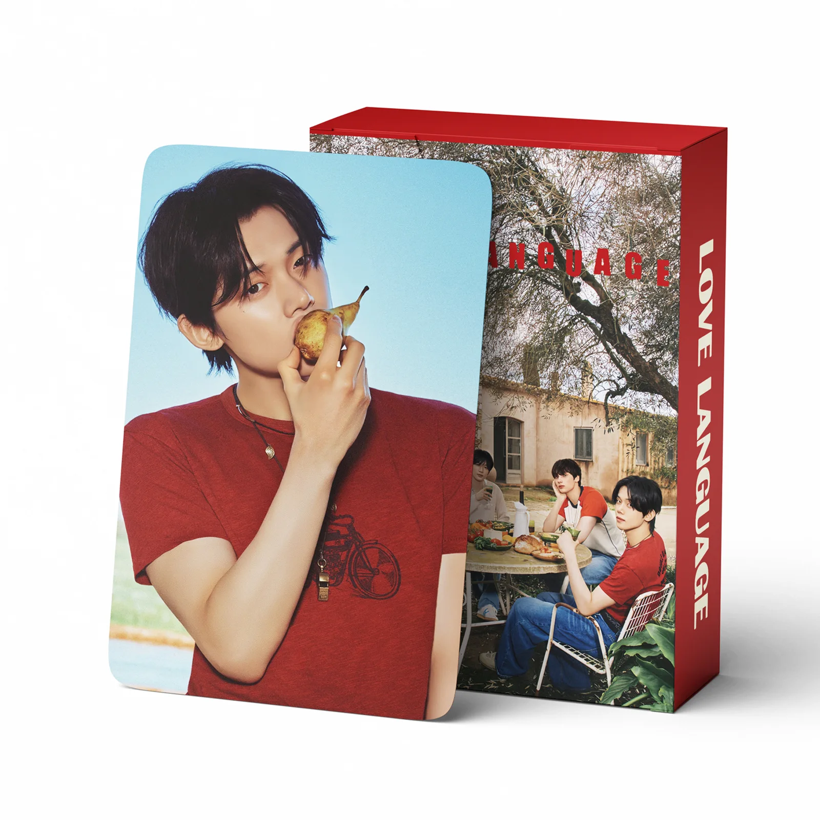 TXT YEONJUN LOVE LANGUAGE Photocards Set 55 قطعة ملصقات K-POP الرسمية القابلة للجمع مروحة ميرش هدية فكرة MOA مروحة نادي أساسيات #1