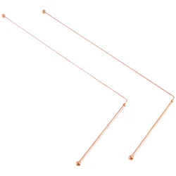 Copper Dowsing Rods - 99.9% Pure Copper 2PCS Divining Rods Energy Water Witching Detector