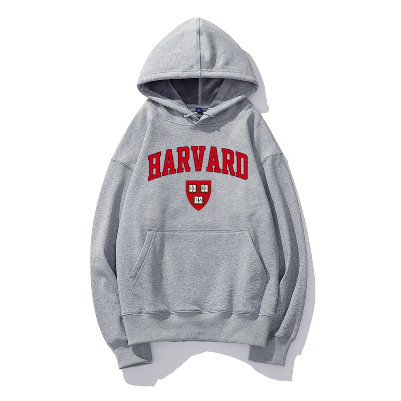 Harvard Universi Memorial Sweatshirt Men's and Women's Couple Ivy Hoodie Fall and Winter Harvard Student Coat