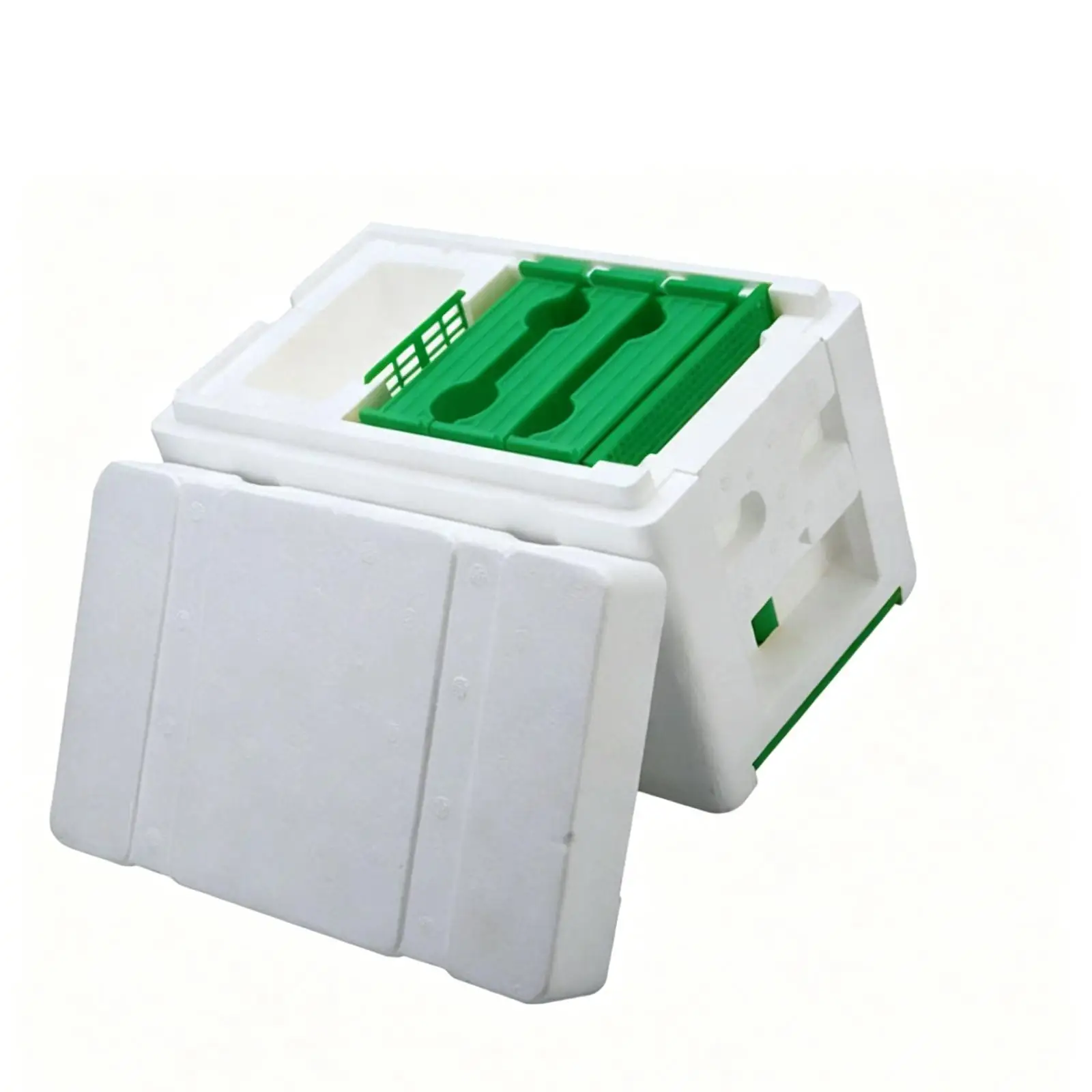 Portable Foam Bee Pollination Box Minimal Maintenance Hive for Queen Bee Breeding Base Equipment