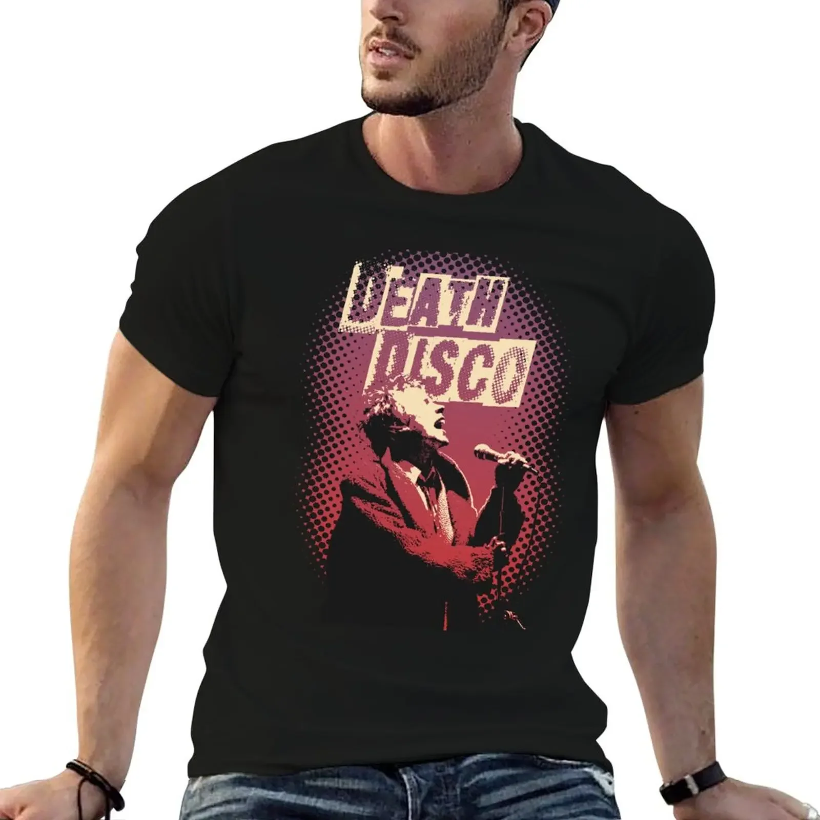 

Death Disco Image Post Punk T-Shirt vintage t shirts shirts graphic men t shirts