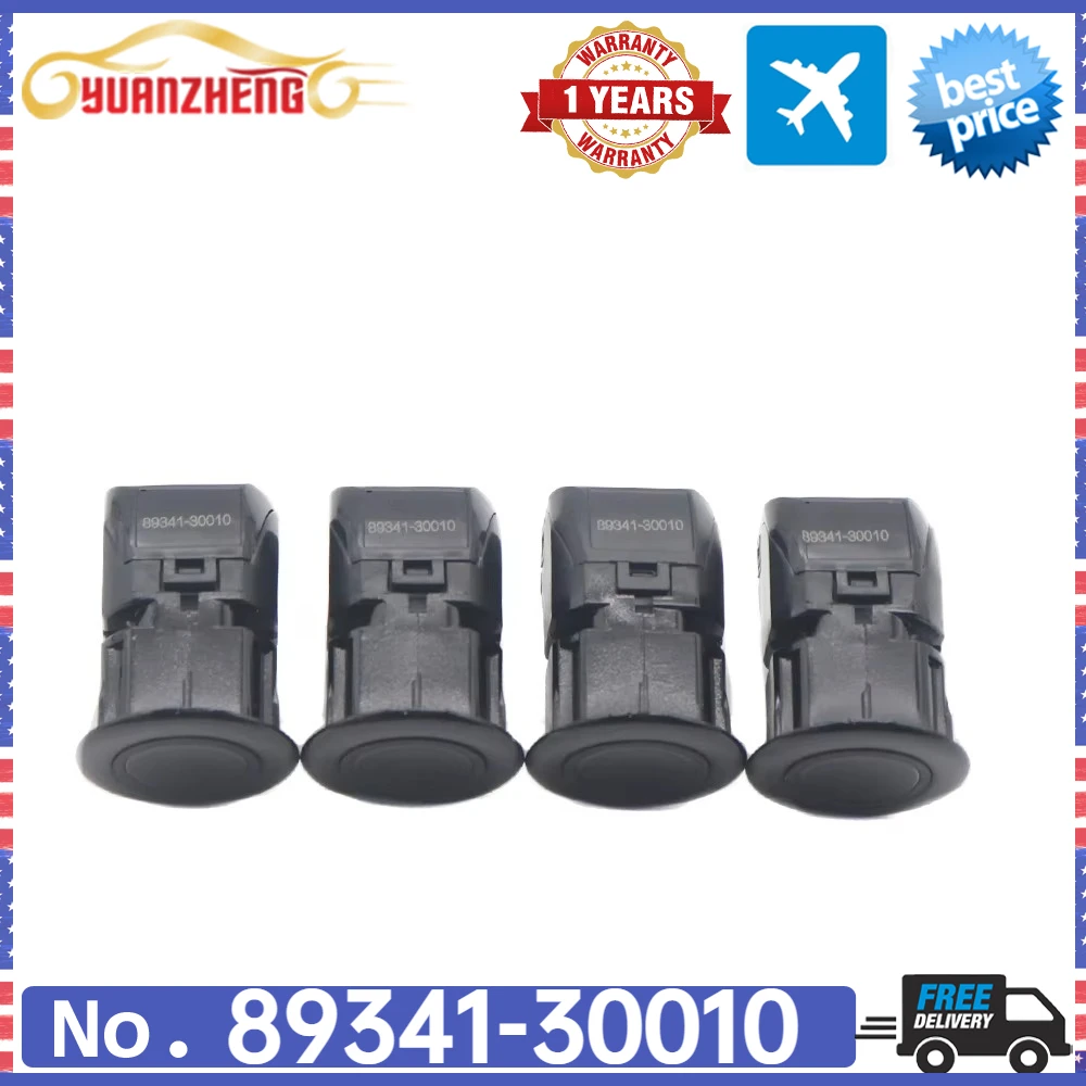 89341-30010 For Lexus GS300 GS350 GS430 GS450h GS460 IS F IS250 IS350 4PCS NEW Car PDC Parking Sensor Bumper Reverse Assist