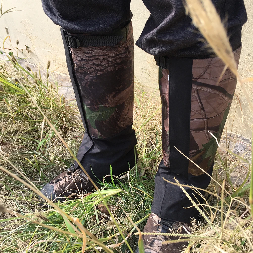 

1Pair Waterproof Durable Snow Gaiters Outdoor Hiking Climbing Leg Cover Shoes Boots Protection Size L Outdoor Gaiters