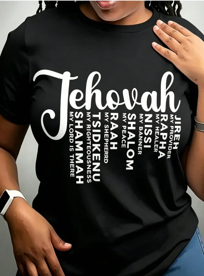 2026 New Arrival Women 100% Cotton Crew Neck Short Sleeve Tee Letter Quote Graphic Print Soft Comfortable Casual Daily Outfit Basic Top T-Shirt