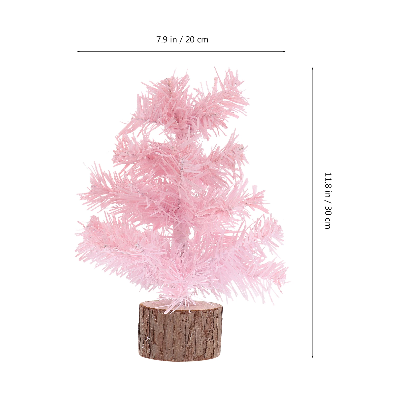 

Mini Christmas Tree Pink Dinner Table Decor Decoration Ornament Artificial Trees