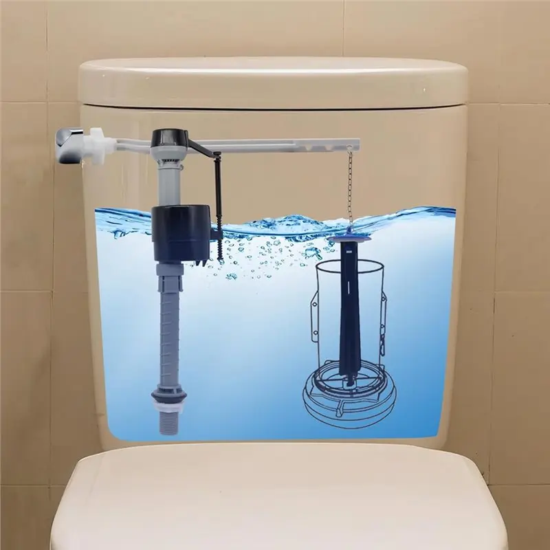 A11E-Canister Flush Valve Repair Kit & Toilet Fill Valve,For Kohler GP1229656 Aquapiston, Adjustable Float, G3/4