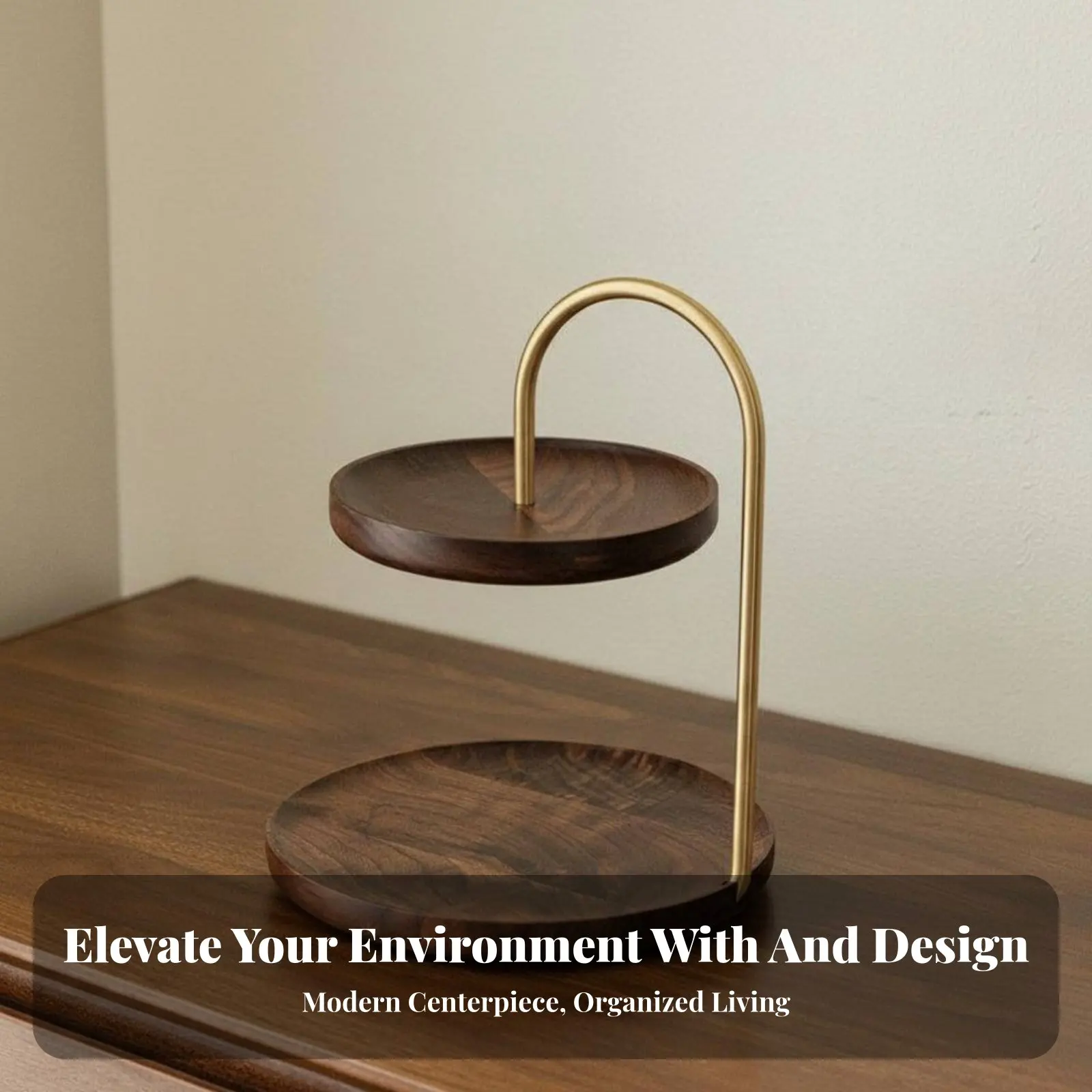 

Двухуровневая подставка для косметики, экономящая пространство, многофункциональный двухъярусный лоток для женщин, для рабочего стола, туалетного столика, ванной комнаты