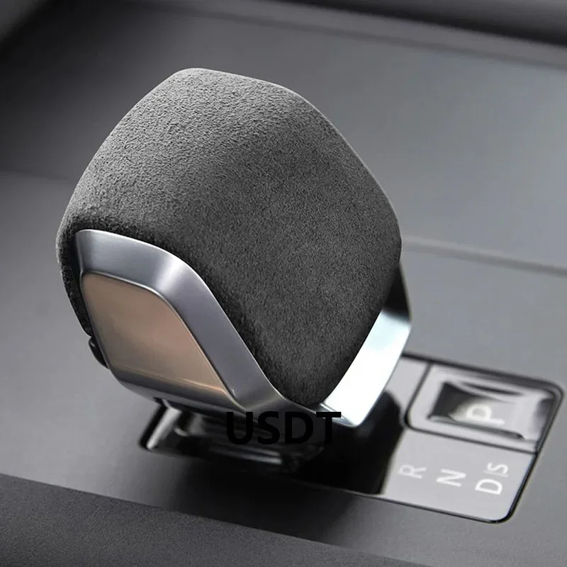 Top Suede Gear Shift Cover for Land Rover Discovery 5 Range Rover Sport Executive Velar 2021 2022 2023 2024 2025
