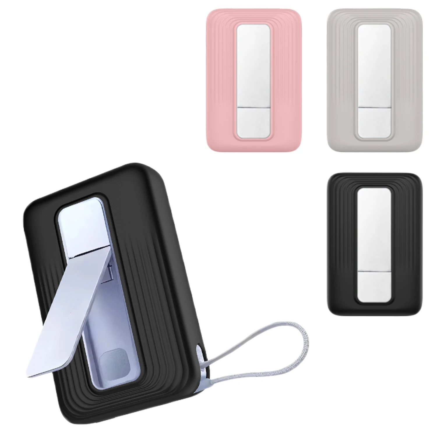 

Silicone Case for Anker Zolo A1116 Built in Cable Power Bank Shockproof Drop Proof Anti Scratch Dustproof Portable Cover