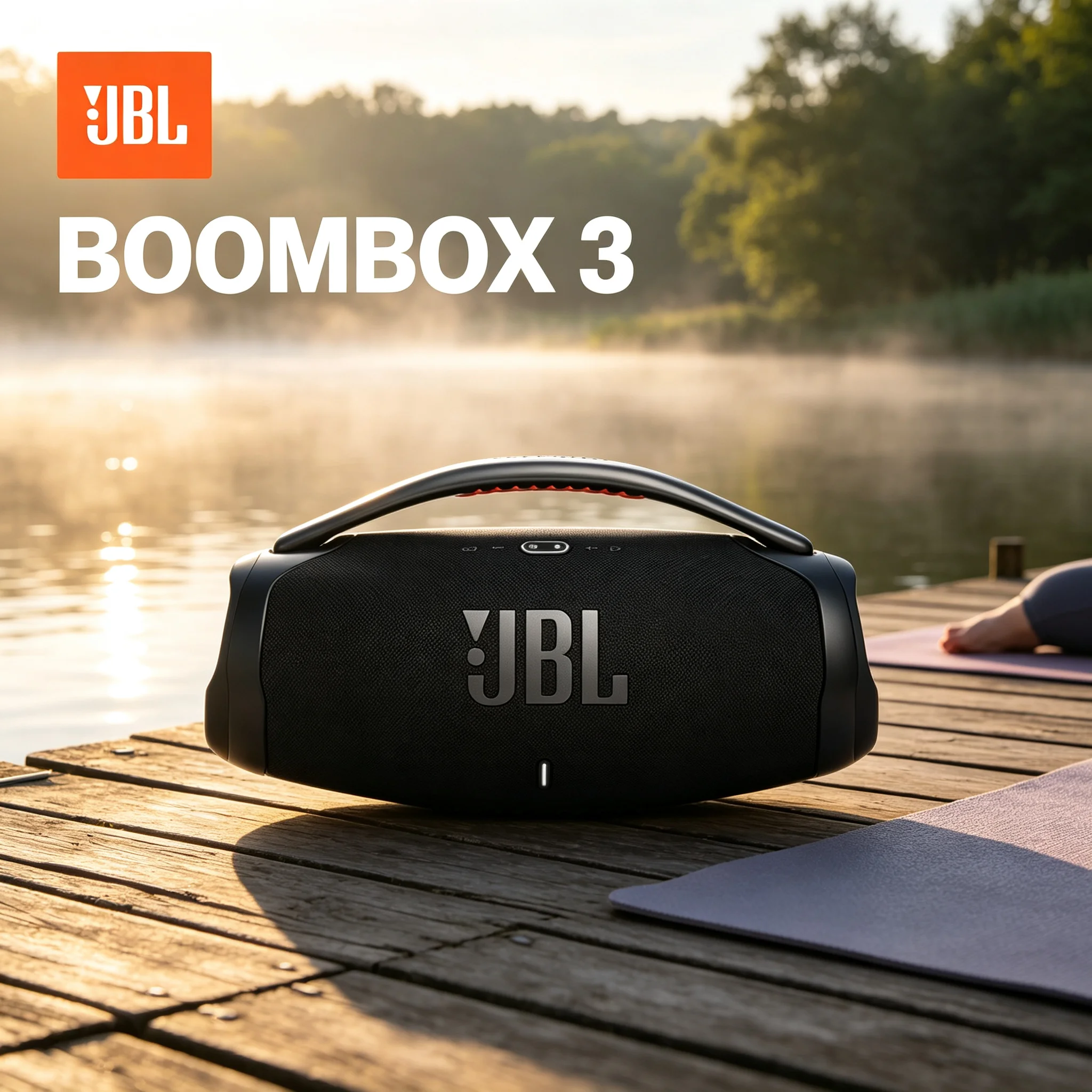 JBL BOOMBOX3 & JBL GRIP Bluetooth Speaker IP67 IP68 Waterproof PartyBoost Portable Outdoor Deep Bass Wireless Audio Box