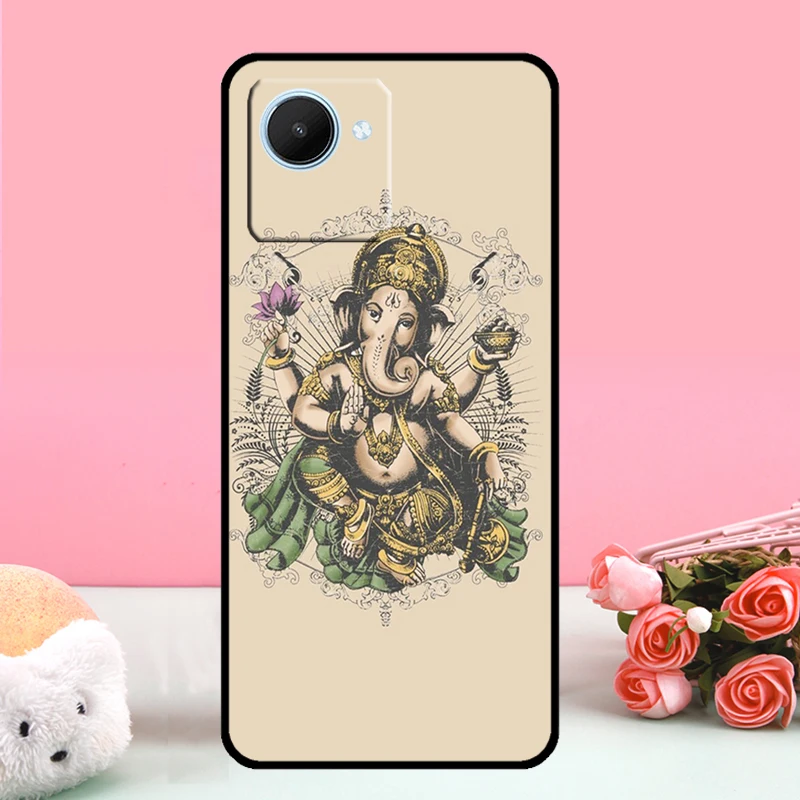 Lord Ganesha For Realme 11 Pro Plus 10 12 Pro C55 C53 C51 C33 C31 C30 C25s C21Y C15 GT Neo5 GT3 GT5 Case