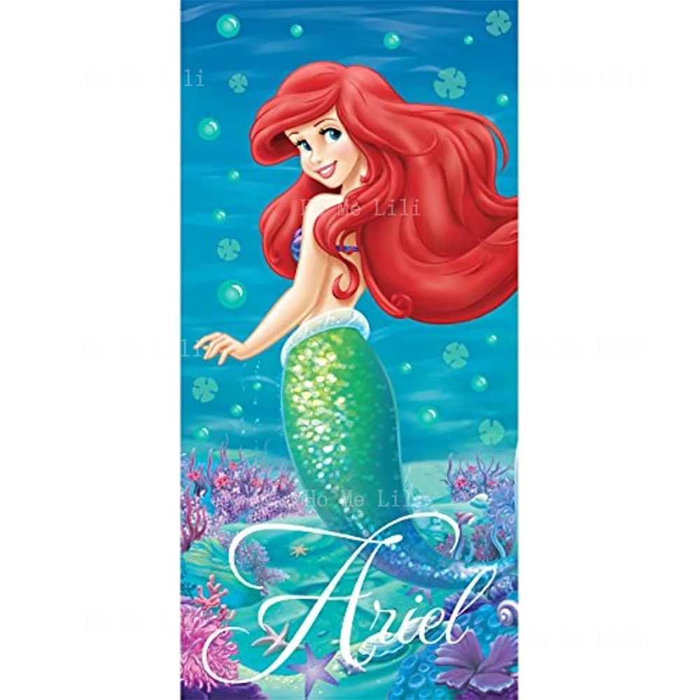 Little Mermaid Bathing Pool Beach Towel Quick Dry Towel