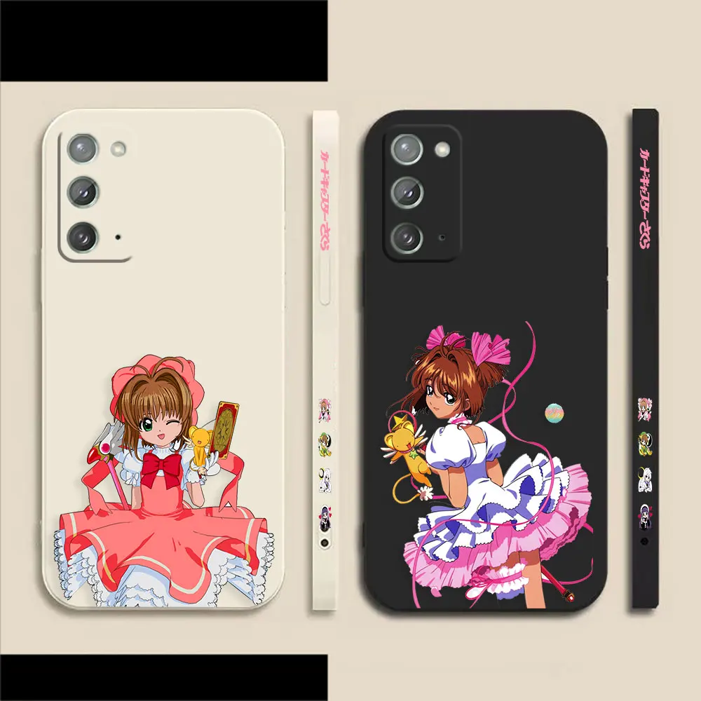 Sakura Kinomoto Cardcaptor Sakura Phone Case For Samsung A90 A80 A70 A50 A30 A20 Note 20 10 M33 Pro Plus Lite Ultra 4G 5G Case