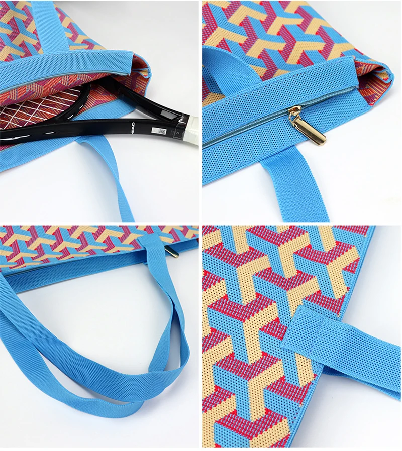 GreatSpeed Women Tennis Racquet Bag Large Capacity Tennis Tote Bags Tennis Squash Badminton Padel Pickleball Racket Shoulder Bag