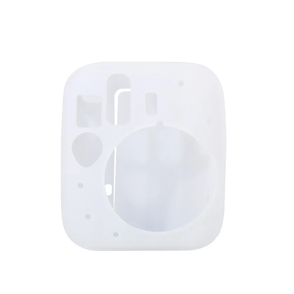 Soft Silicone Camera Case with Lens Cap DIY Charm Holes Protective Shell Shock Absorbing for Fujifilm Instax Mini 13