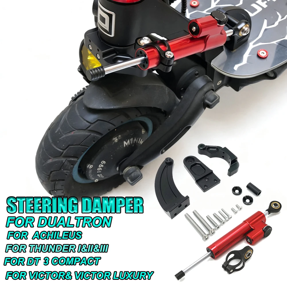 Directional Steering Damper Mounting Bracket Kit  For Dualtron  Victor Luxury Thunder  Achilleus Electric Scooter Accessories